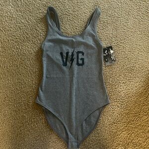 NEW VIOLENT GENTLEMAN Gray One Piece S